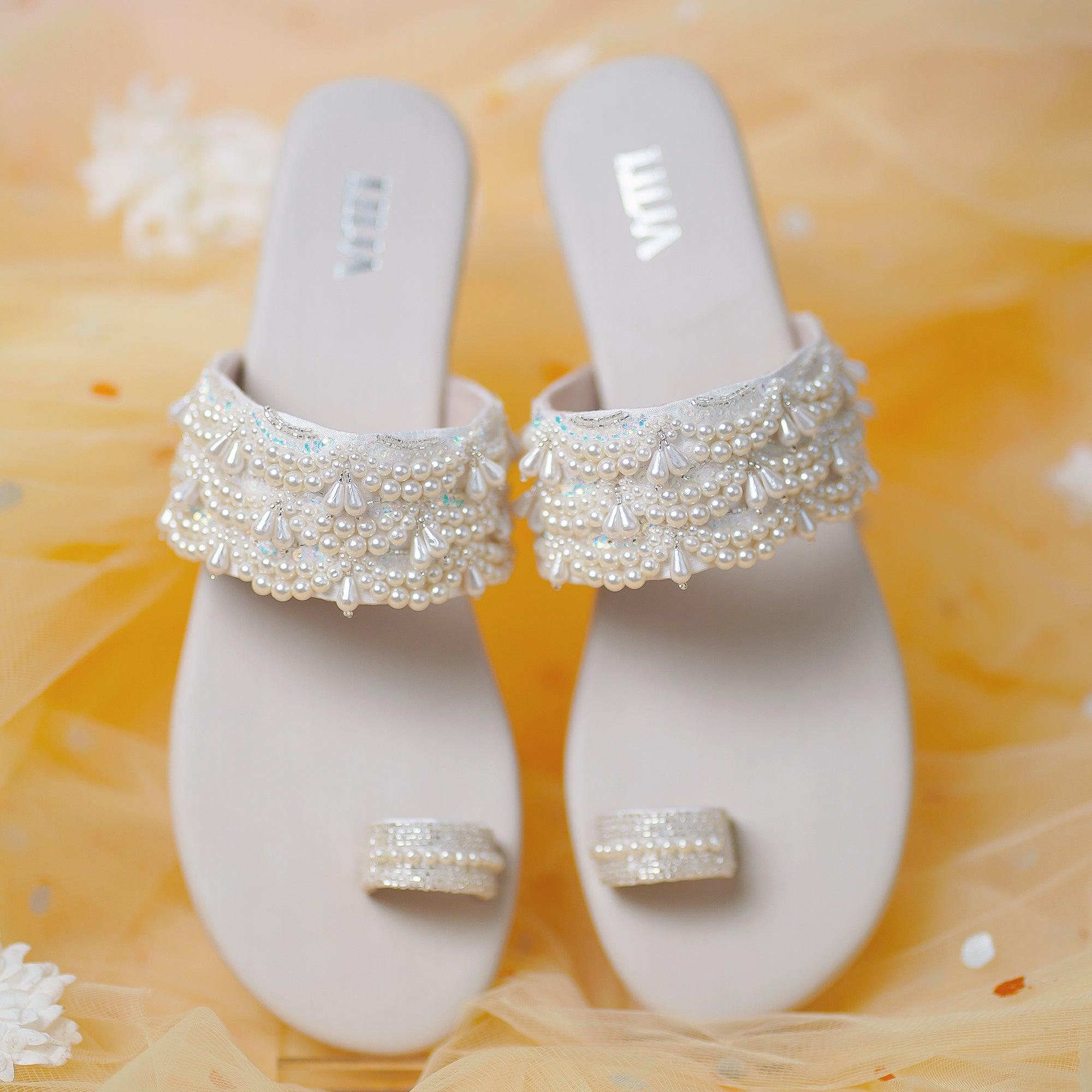 PEARL BALLET KOLHAPURI SANDALS