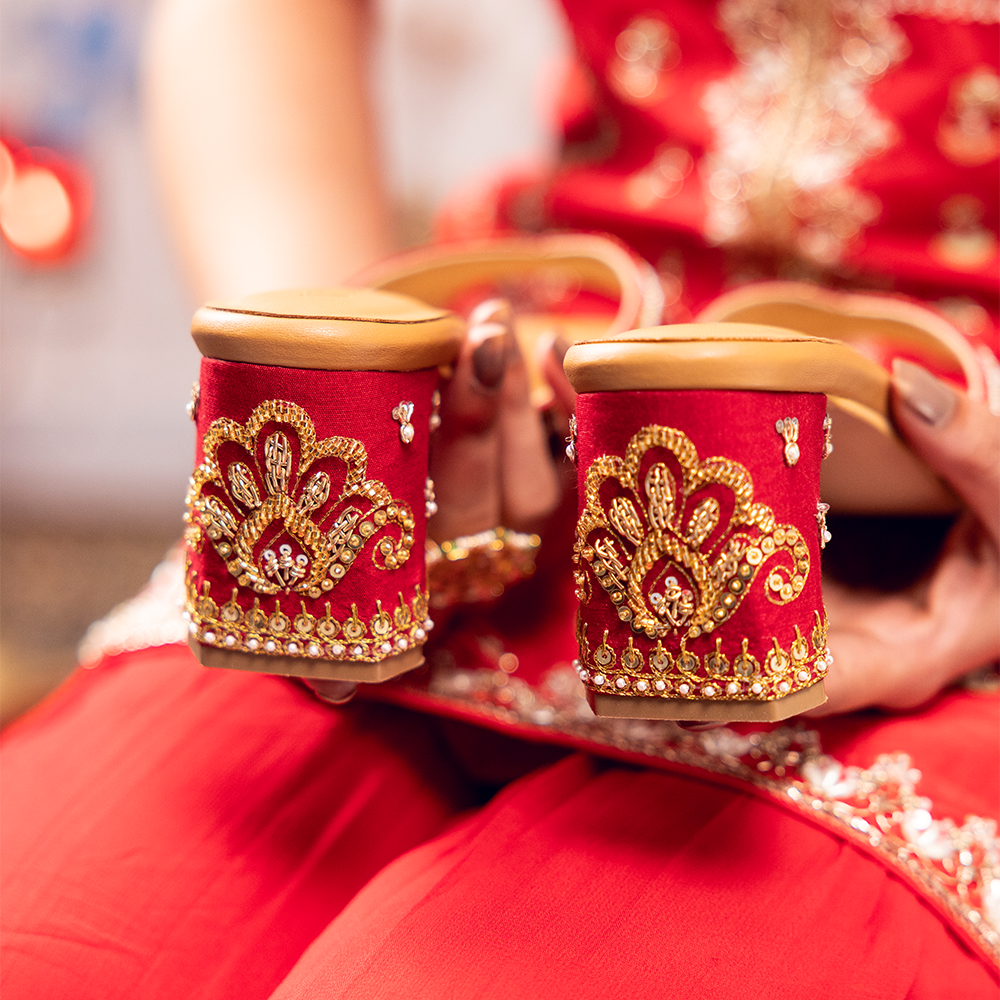HEER HEELS  (Red that speaks of eternal love, passion, and folk romance)