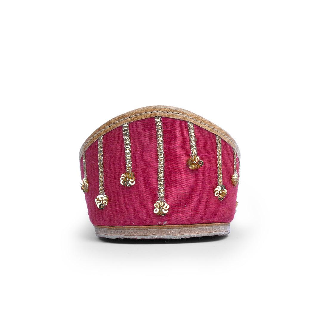 Peacock Pink Jutti
