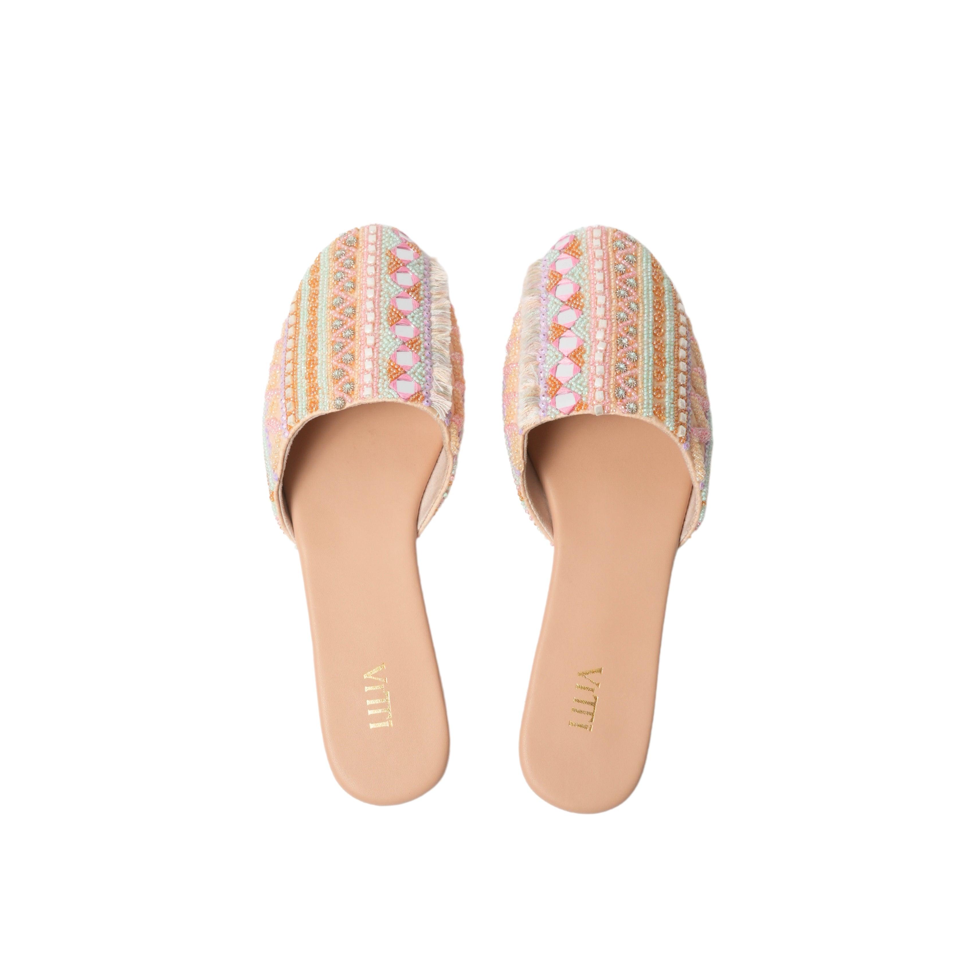 PASTEL PANACHE MULE
